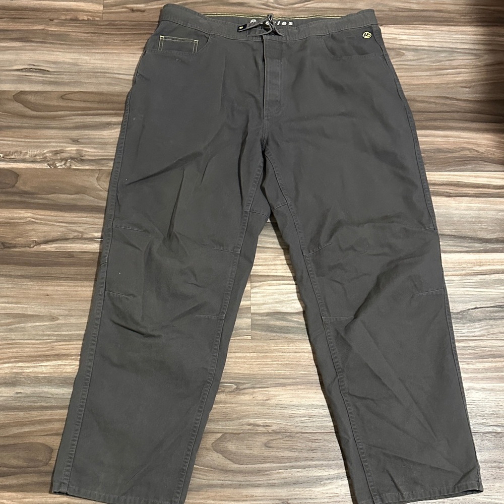 The North Face Pants Mens 40x31.5 Long Grey A5 Series Canvas Outdoors Cotton